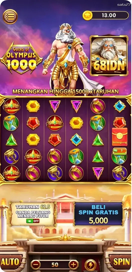 satu77 Tangkapan Layar - APK Resmi